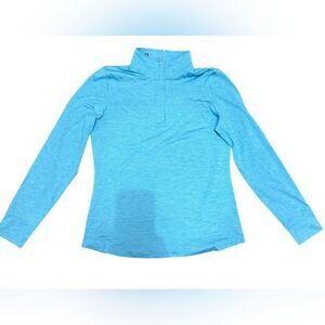 Under Armour Women's Golf Zinger 3.0 Light Blue Heather Quarter-Zip, XS, NWT